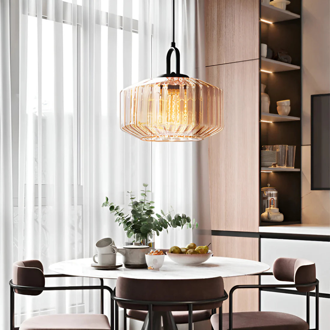 Mireta Glass Pendant Light Retro Coloured