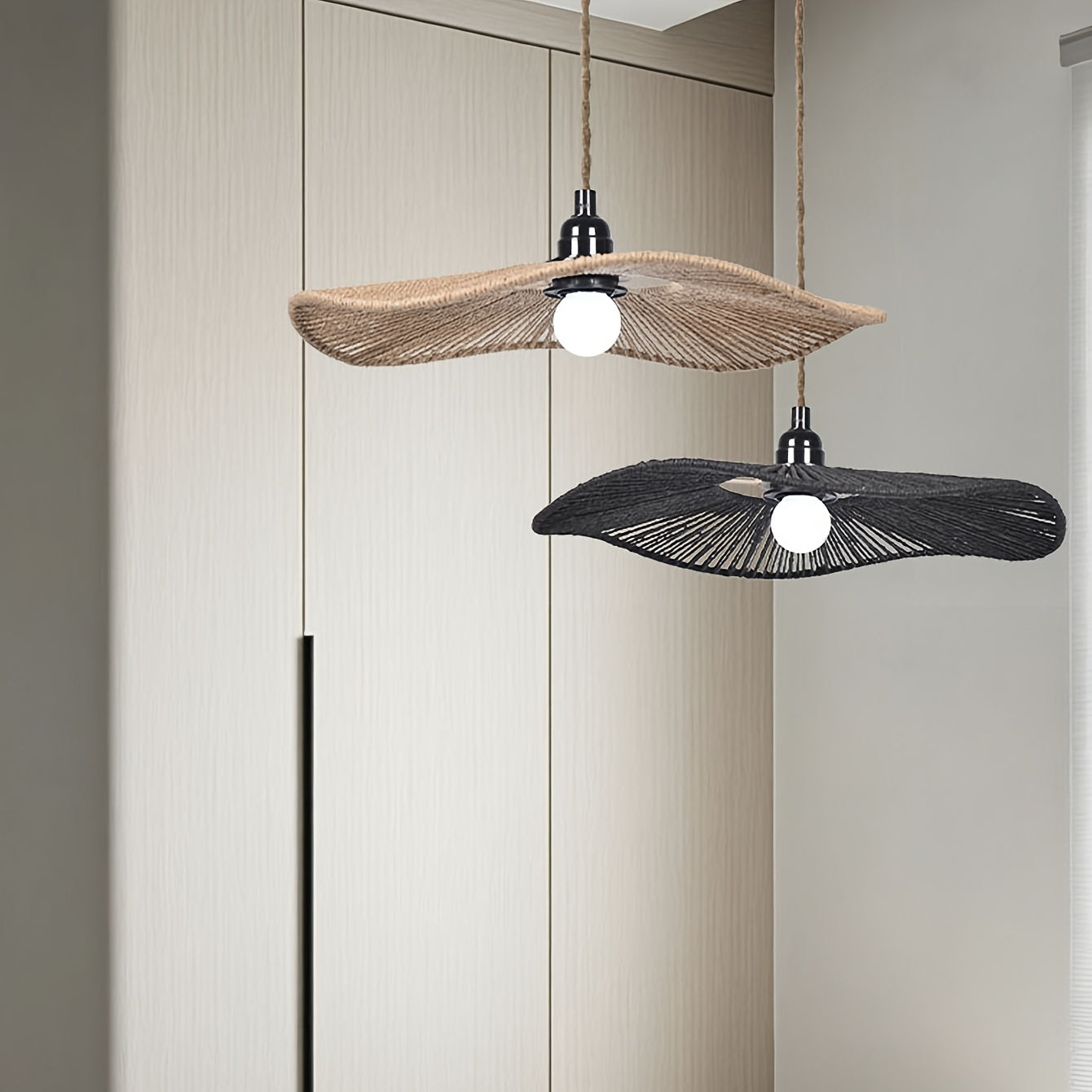 Handwoven Paper Rope Ceiling Light Shade