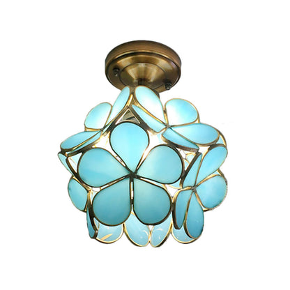 Retro Flower Ceiling Light Colourful Vintage