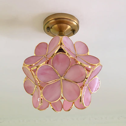 Retro Flower Ceiling Light Colourful Vintage