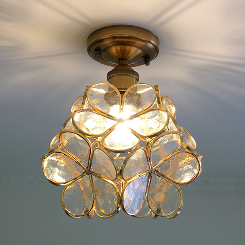Retro Flower Ceiling Light Colourful Vintage