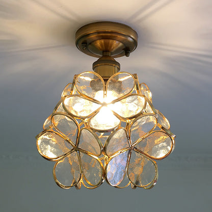 Retro Flower Ceiling Light Colourful Vintage