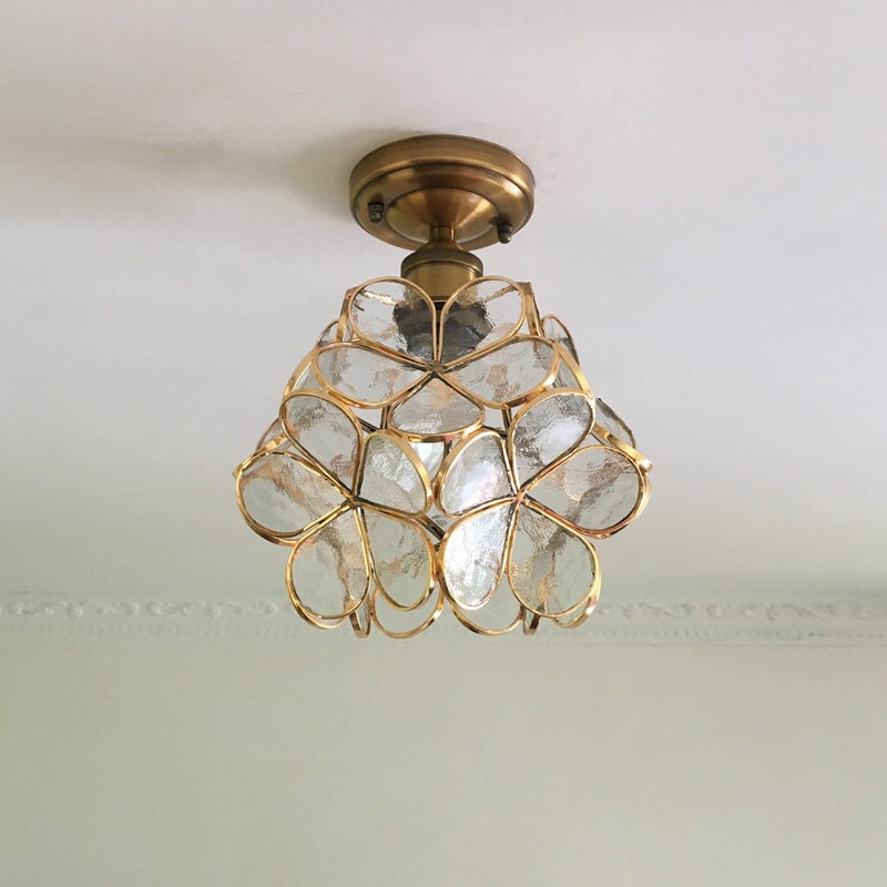 Retro Flower Ceiling Light Colourful Vintage