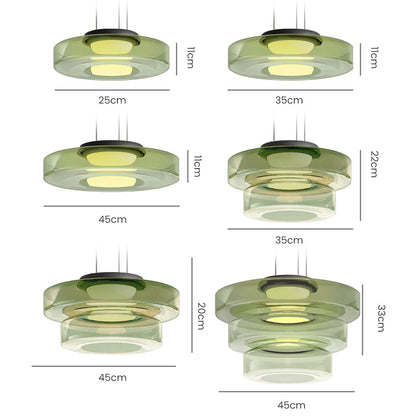 Glass Pendant Lamp Bauhaus Style Hanging