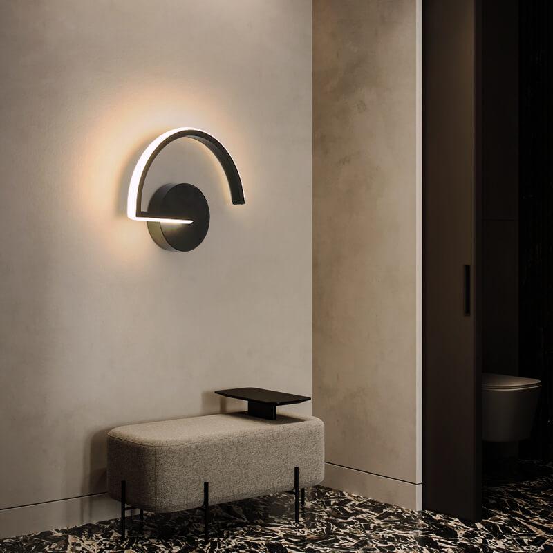 Curves Line LED Wall Light Modern Minimalist