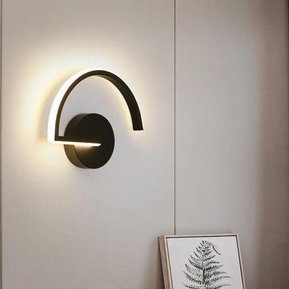 Curves Line LED Wall Light Modern Minimalist
