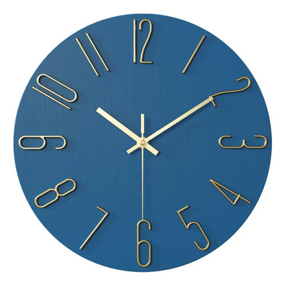 Noble Modern Wall Clock Minimalist Gold