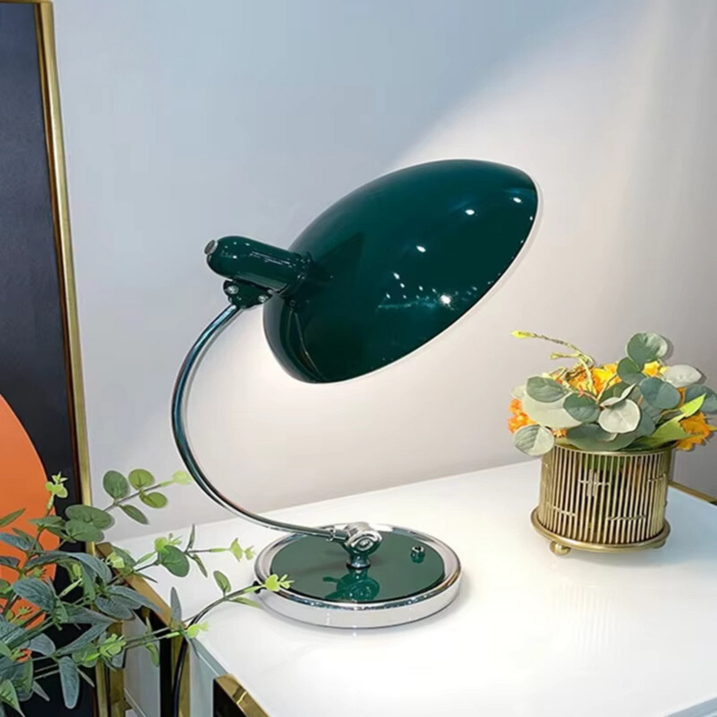 Scandiarc Table Lamp Bauhaus Inspired Curved