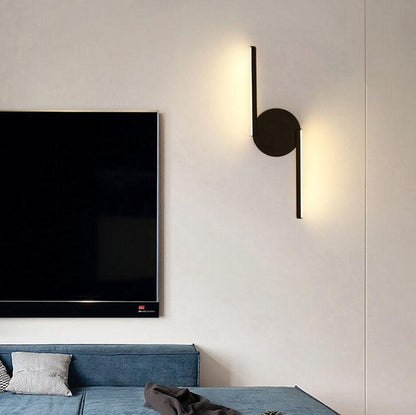 Curves Line LED Wall Light Modern Minimalist