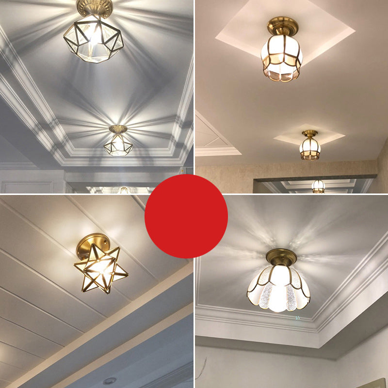 Single Bulb Flush Mount Lighting Minimalism