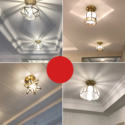 Single Bulb Flush Mount Lighting Minimalism