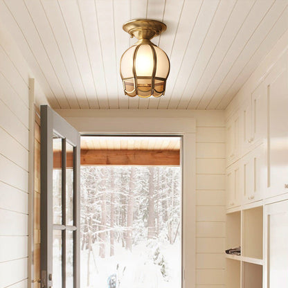 Single Bulb Flush Mount Lighting Minimalism