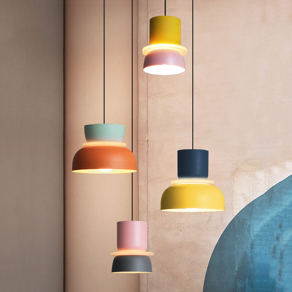 Nordic Colorful Macaron Pendant Light
