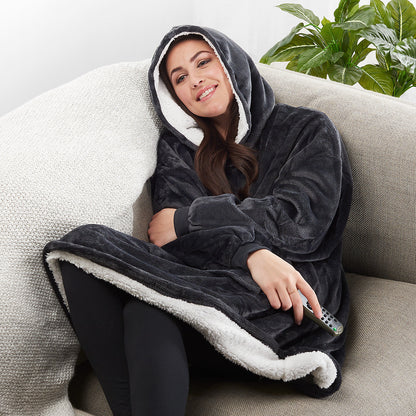 Women Blanket Hoodie Wearable Oversized