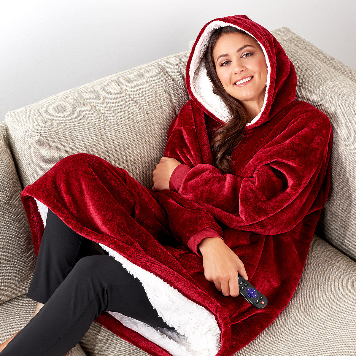 Women Blanket Hoodie Wearable Oversized
