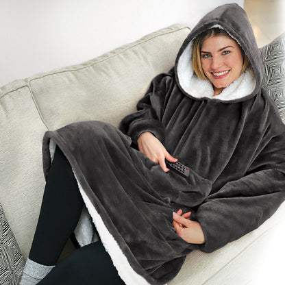 Women Blanket Hoodie Wearable Oversized