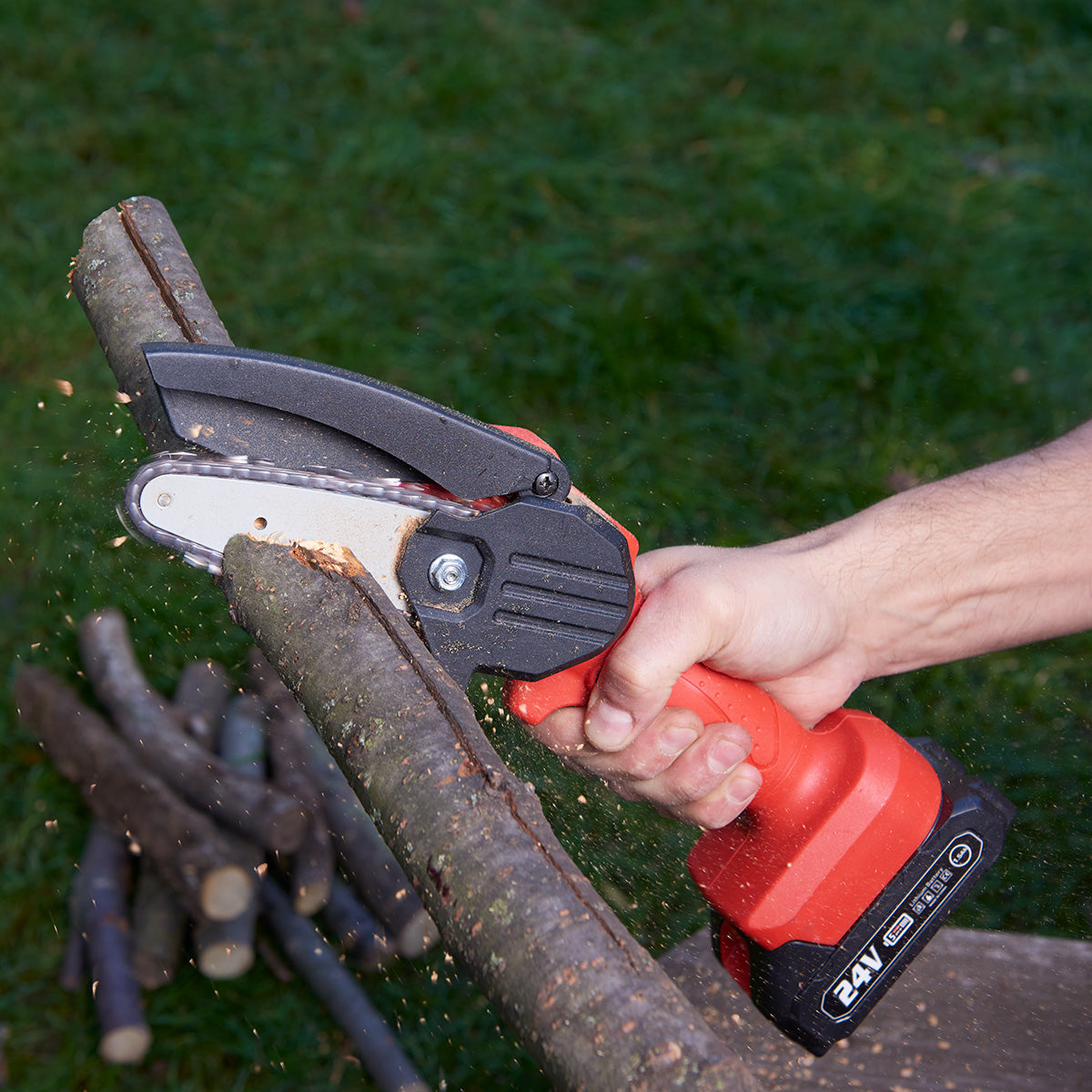 Mini Chainsaw Electric Trimming Tool Garden