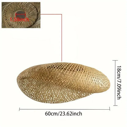 Bambooboho Handwoven Bohemian Rattan Pendant