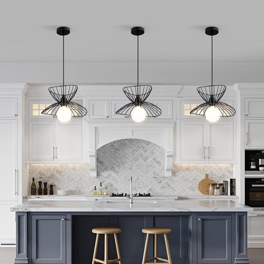 Retro Black Pendant Light Adjustable
