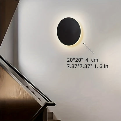 Minimalist Round LED Wall Light Modern