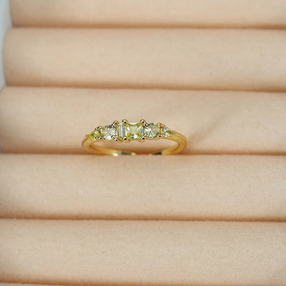 Mothers Day Gold Ring Set Stackable