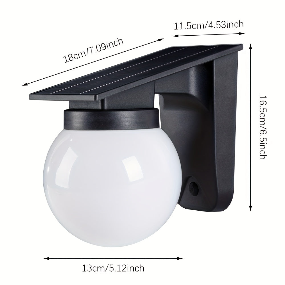 Solar Globe LED Wall Light Smart Dimmable