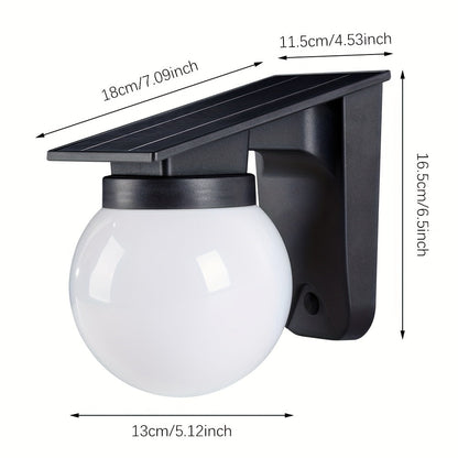 Solar Globe LED Wall Light Smart Dimmable