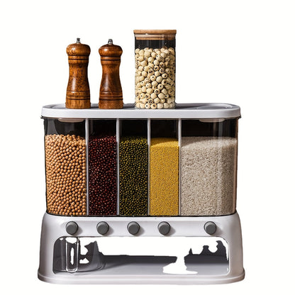 Multi Compartment Kitchen Grain Storage