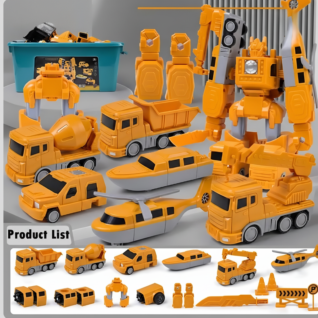 Toy Building Blocks Magnetic Vehicle Set