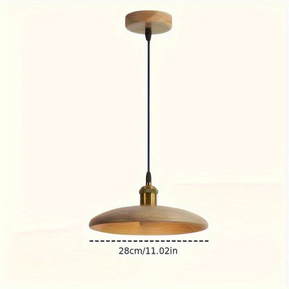 Modern Nordic Solid Wood Pendant Light