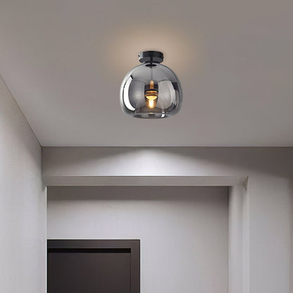 Vintage Bubble Glass Ceiling Light Retro