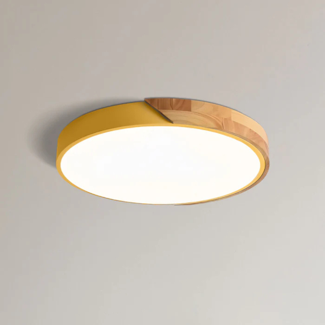 LED Ceiling Light Modern Nordic Wooden