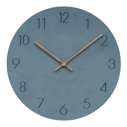 Nork Minimalist Wall Clock Contemporary Wood