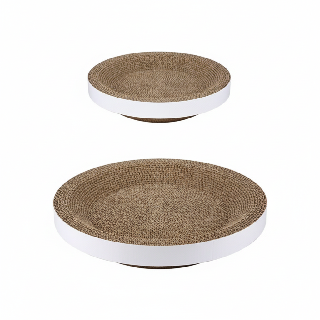 Cat Scratcher Round Cardboard Scratching Bed