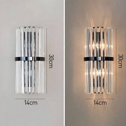 Crystal Wall Light Modern Luxury Stainless