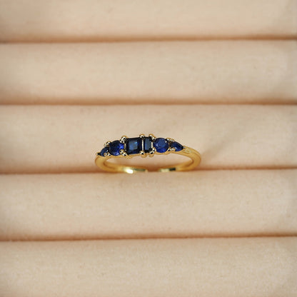 Mothers Day Gold Ring Set Stackable