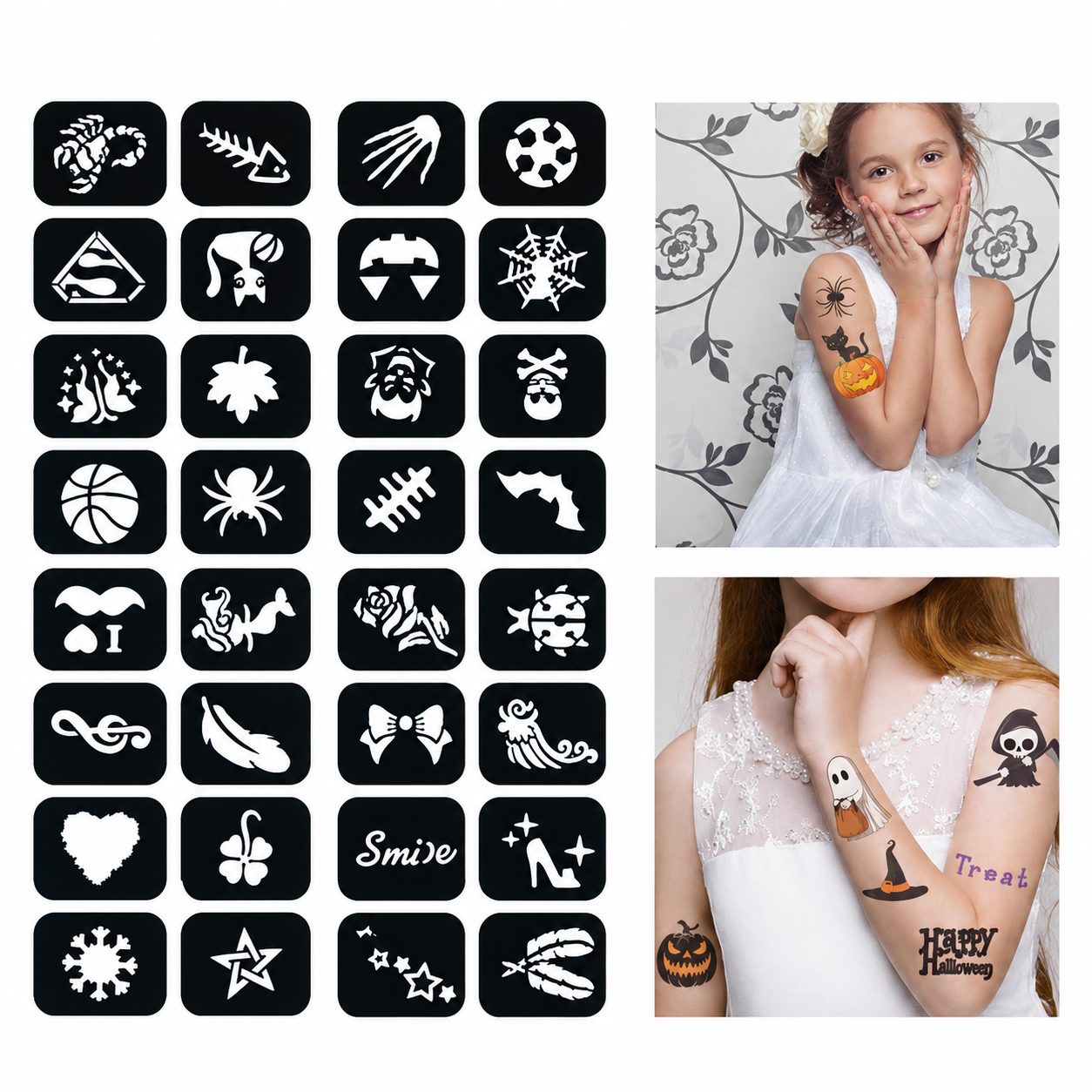 Glow Dark UV Body Paint Set Parties