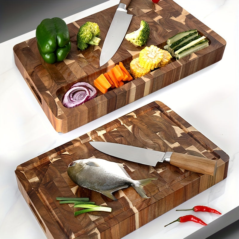 Acacia Wood Cutting Board Durable End Grain