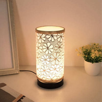 Floral USB Table Lamp Warm Ambient