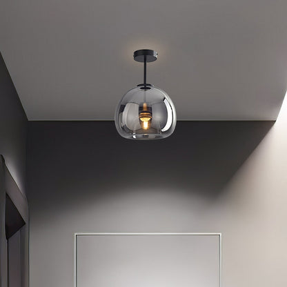 Vintage Bubble Glass Ceiling Light Retro