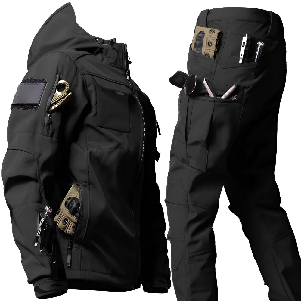 Men's Tactical Outdoor Jacket Pants Rugged