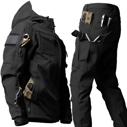 Men's Tactical Outdoor Jacket Pants Rugged