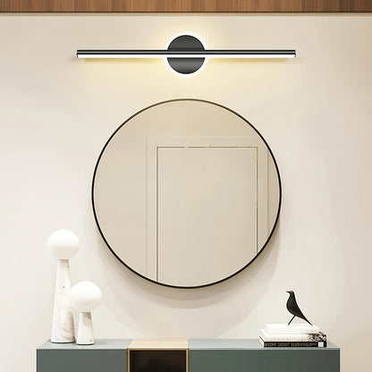 Luxe LED Mirror Wall Light Minimalist Black