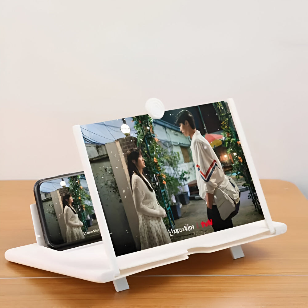 Phone Stand Screen Magnifier Foldable Holder