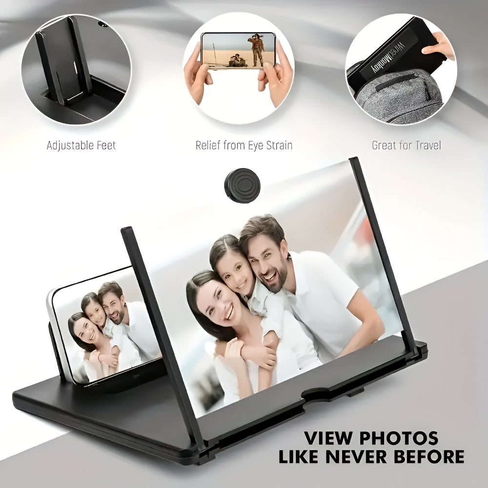 Phone Stand Screen Magnifier Foldable Holder