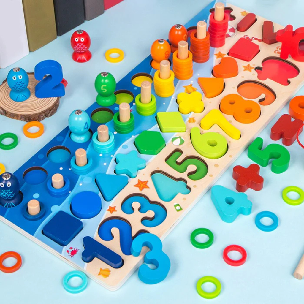 Montessori Wooden Activity Board Learning