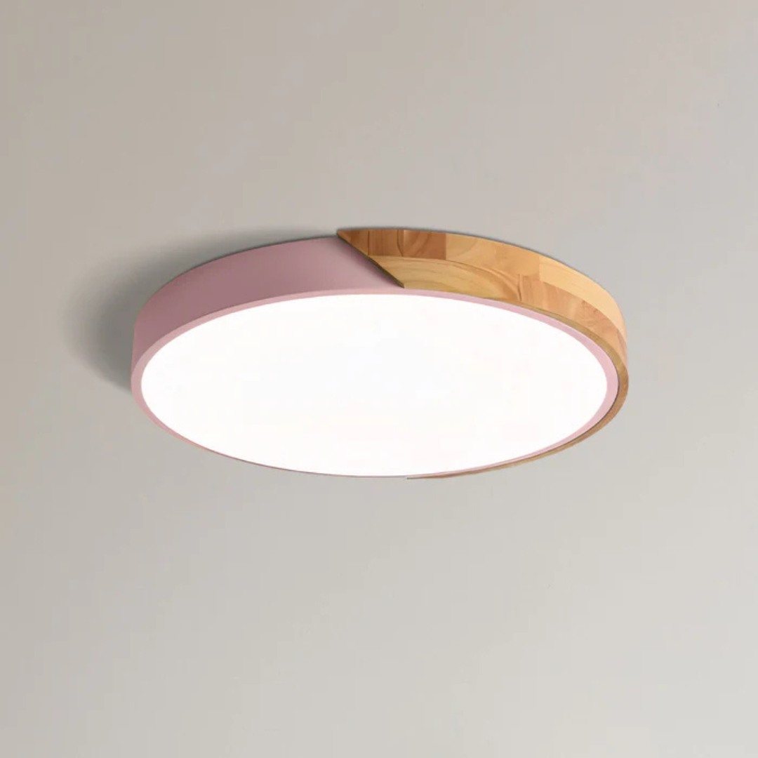LED Ceiling Light Modern Nordic Wooden