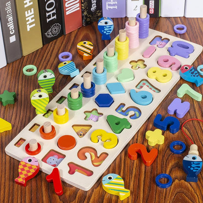 Montessori Wooden Activity Board Learning