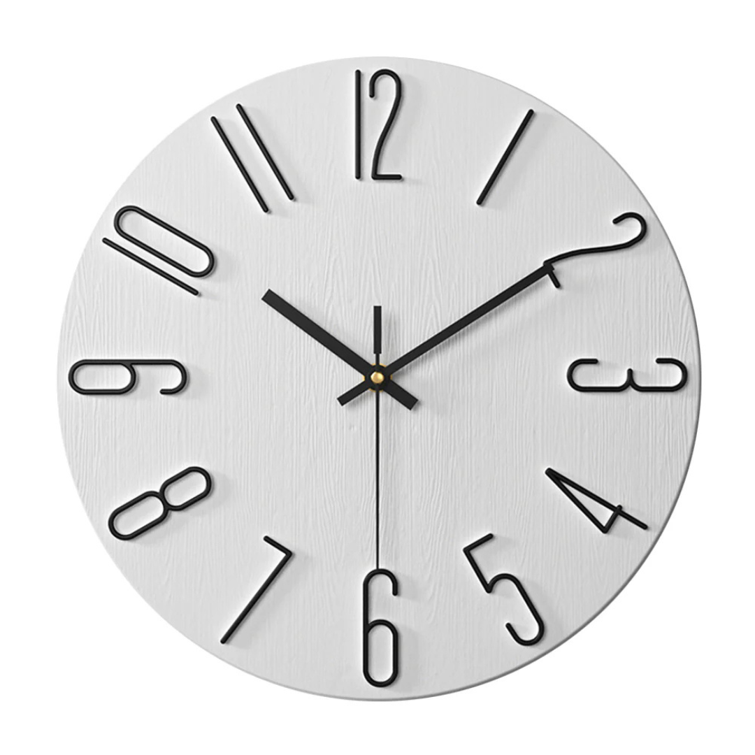 Noble Modern Wall Clock Minimalist Gold
