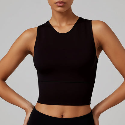 Womens Pickleball Crop Tank High Stretch